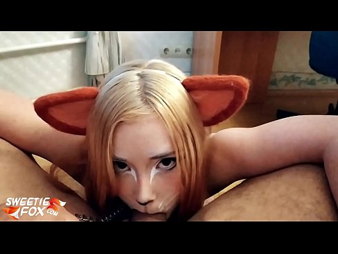 ❤️ Kitsune sväljer kuk och sperma i munnen Porno vk at us ❌️❤